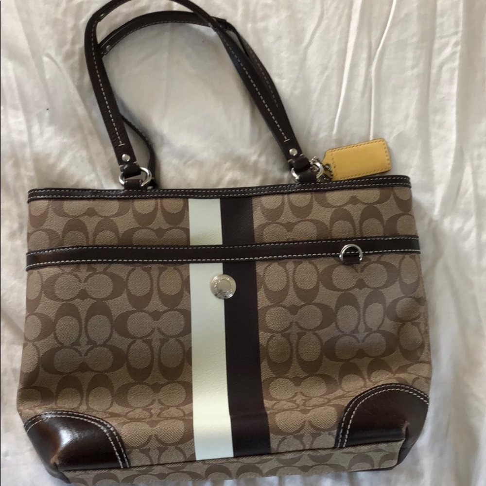 Authentic Coach medium size tote